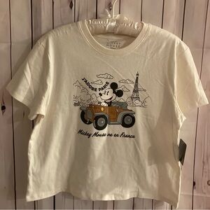 NWT DISNEY MICKEY MOUSE CROP TOP
